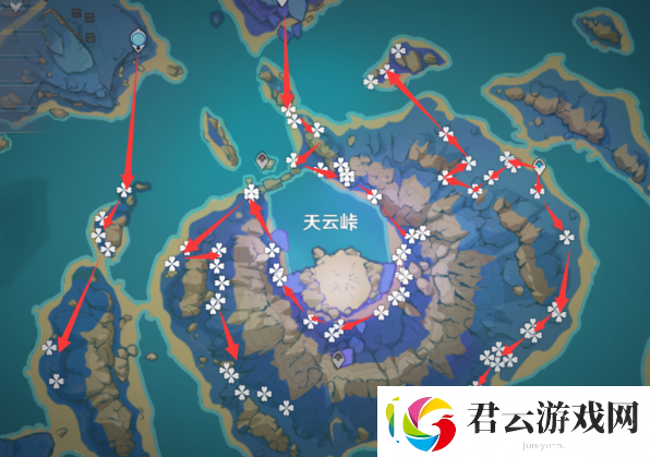 原神天云草实位置/采集路线：原神天云草实多久刷新诺布攻略
