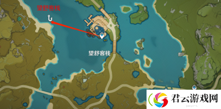 原神2.4望舒客栈钓鱼点在什么位置