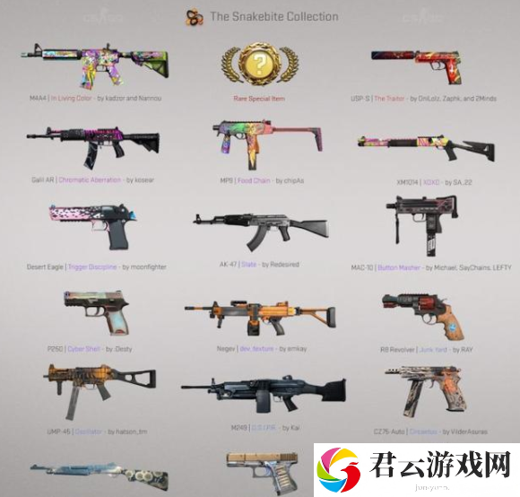 csgo蛇咬武器箱出什么金