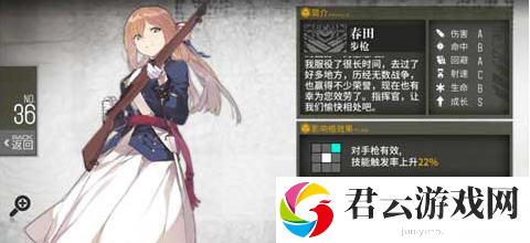 少女前线春田怎么样？春田人形介绍
