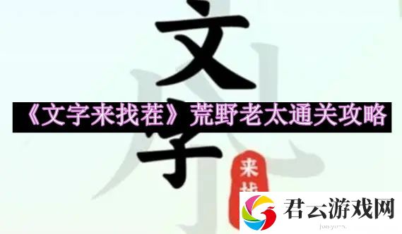 文字来找茬荒野老太通关攻略 终极挑战攻略全解