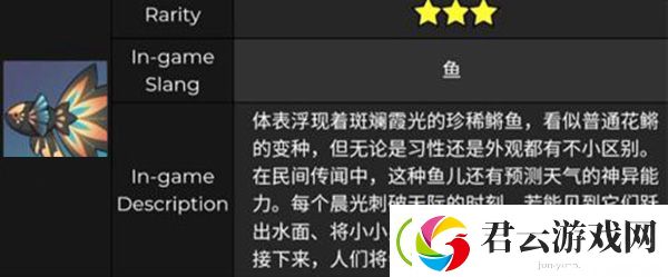原神擒霞客鱼分布在什么位置
