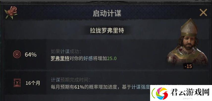 十字军之王3计谋有什么用