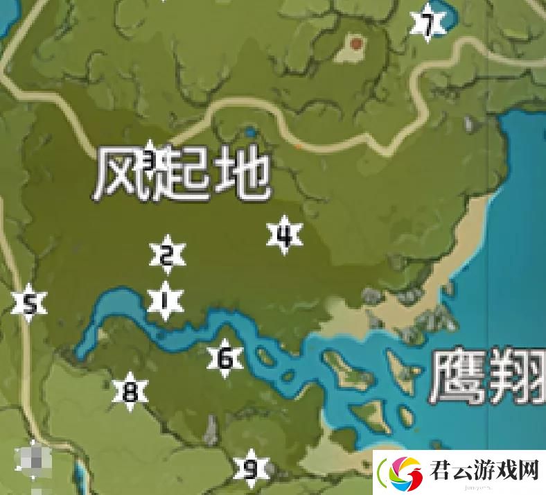 原神风起地风神瞳在哪儿