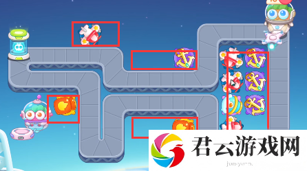 保卫萝卜4太空穿越第50关怎么通关-太空穿越第50关通关攻略