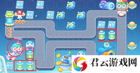 保卫萝卜4太空穿越第50关怎么通关-太空穿越第50关通关攻略