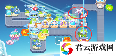 保卫萝卜4太空穿越第50关怎么通关-太空穿越第50关通关攻略